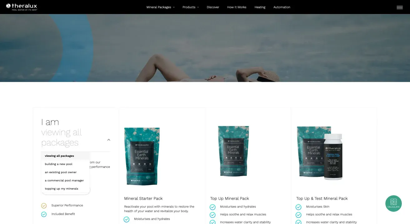 case-studies theralux-website-design-development-seo zd-cs-theralux-01-package-selector